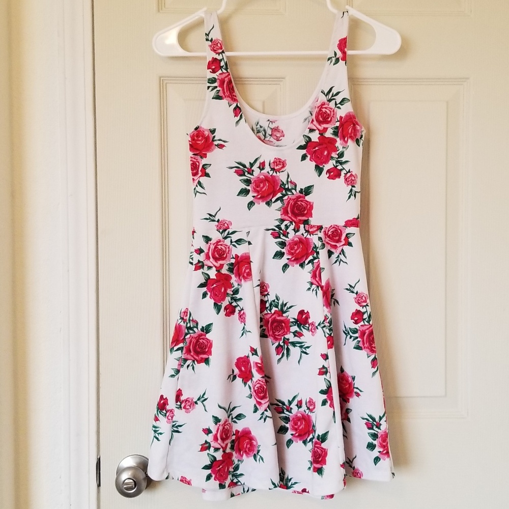 Two mini floral dresses from Forever 21 & Divided